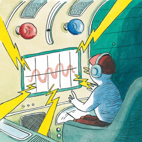 Pixie book. Astronaut Fabi collects space debris