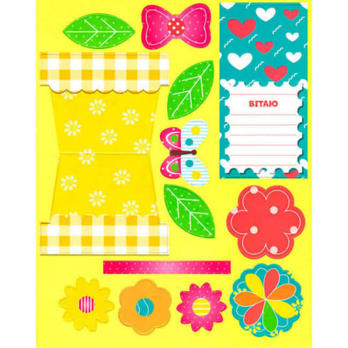 Квіткова листівка своїми руками. Лютики