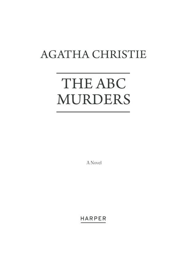 Murders according to the alphabet