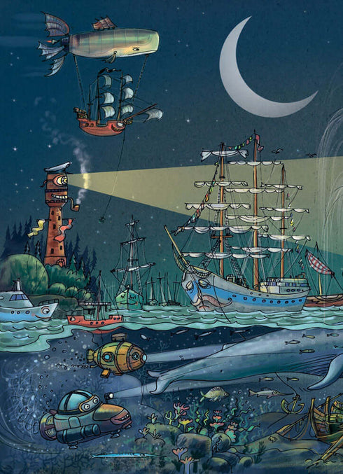 Дивіться, малята… Що роблять кораблі