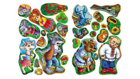 Казки з наліпками. Коза-дереза