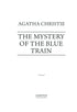 The Mystery of the Blue Train. The Legendary Poirot